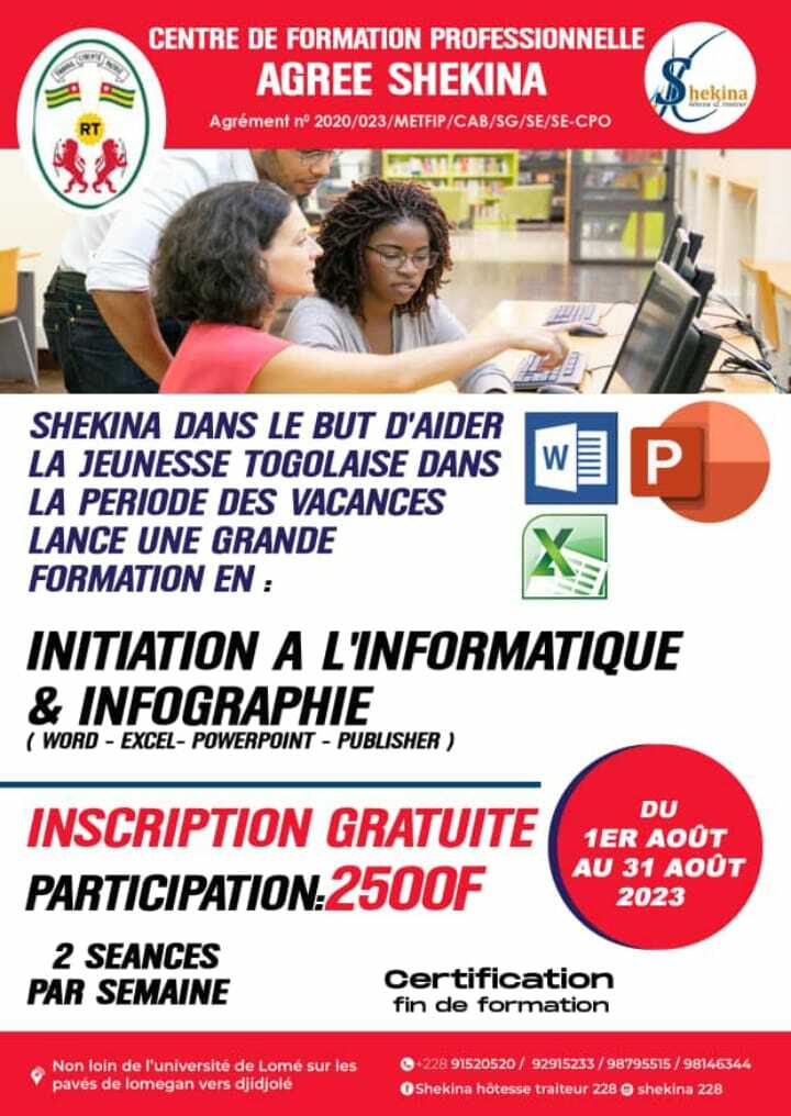 Shekina initiation à l'informatique